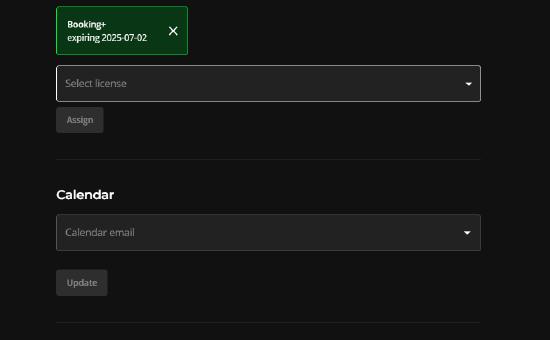 Calendar integration